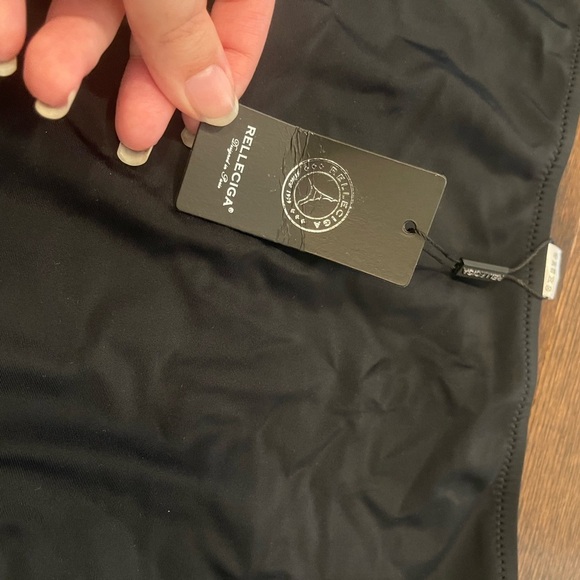 RELLECIGA NEW BLACK SWIM BOTTOMS - Picture 2 of 3